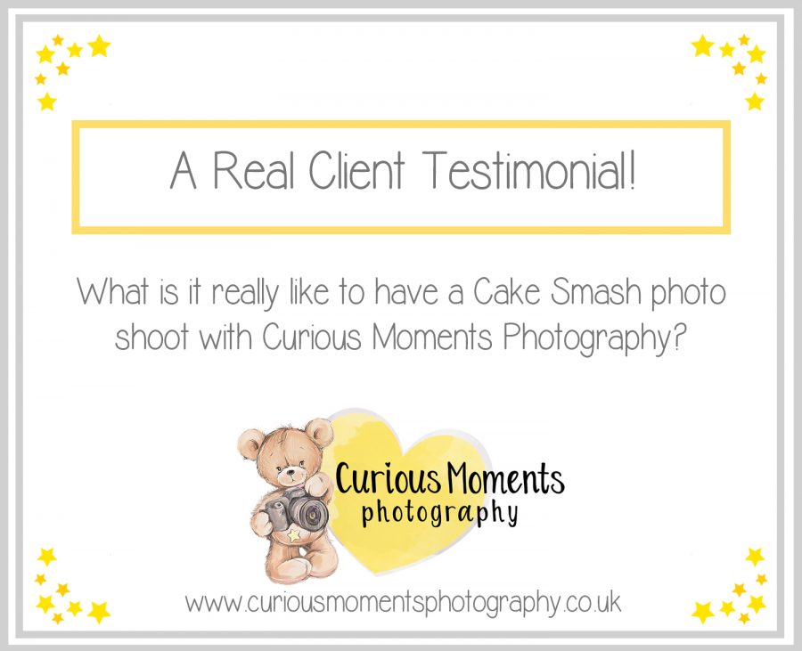 Clients review of her cake smash