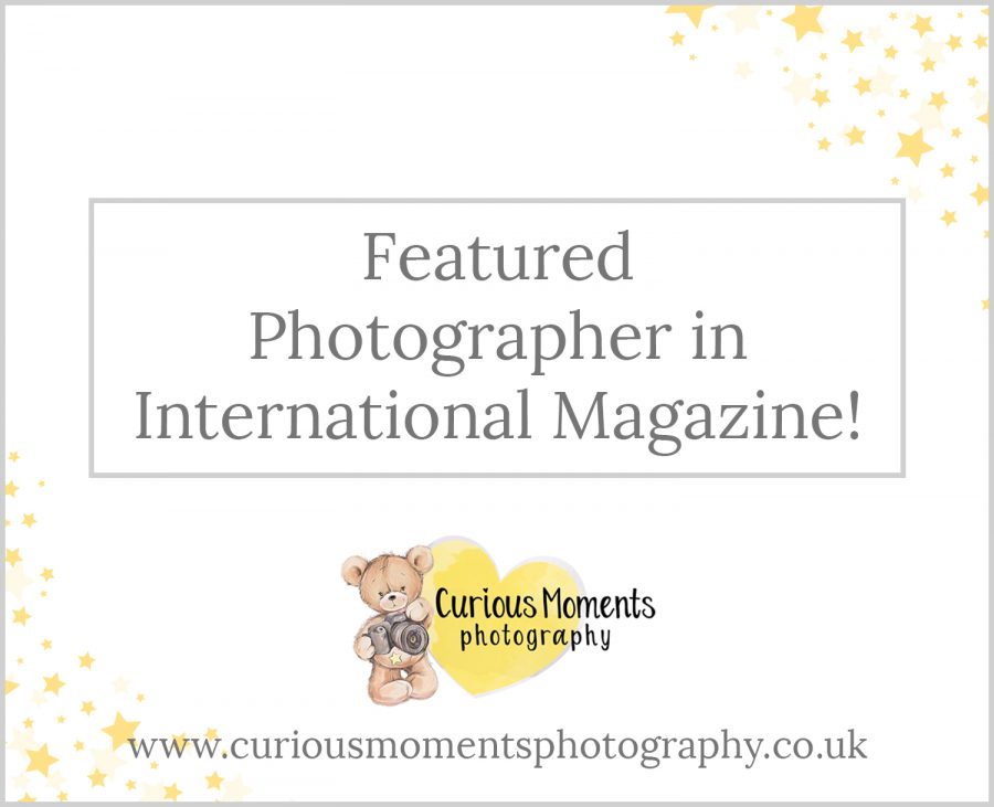 Magazine Featured Baby Photographer in International Magazine – Bump, Baby & Beyond